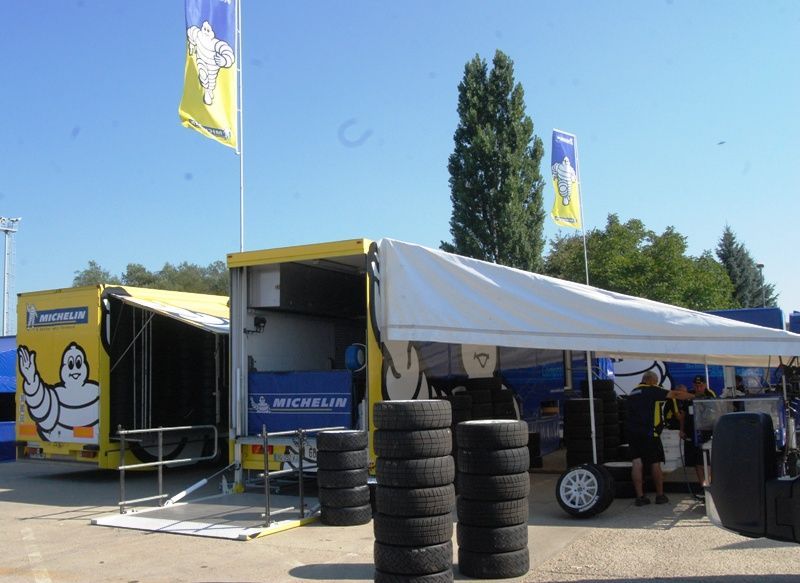 Barum rallye - servisní zóna