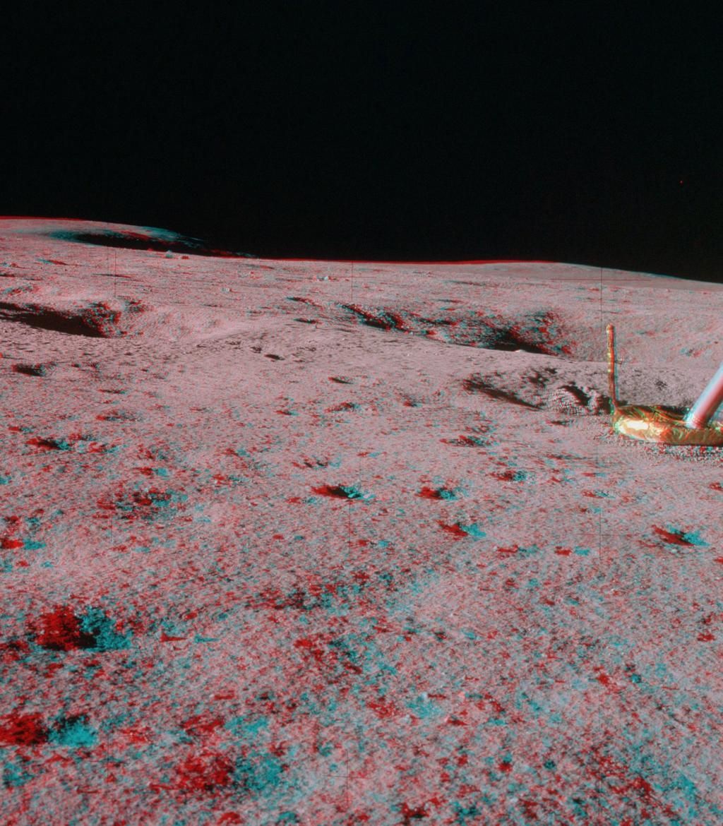 3D - Apollo 14 na Měsíci