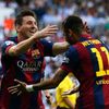 Real-Barcelona: Lionel Messi a Neymar slaví gól