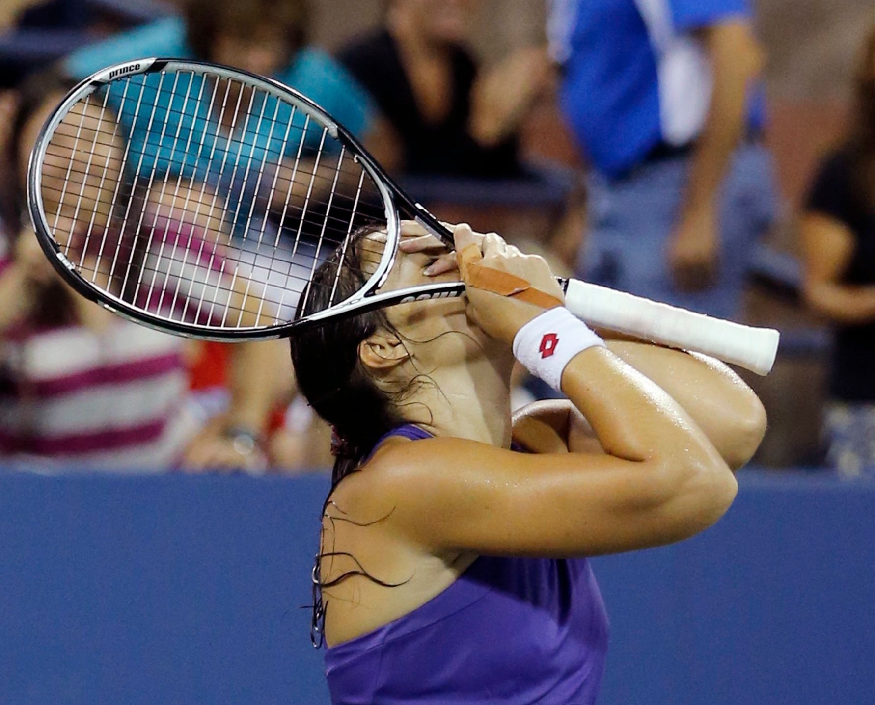 Marion Bartoliová v osmifinále US Open proti Petře Kvitové