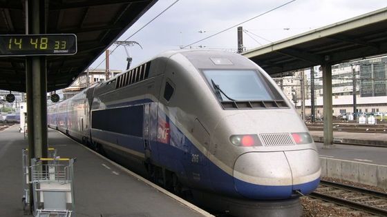 Francouzský rychlovlak TGV.