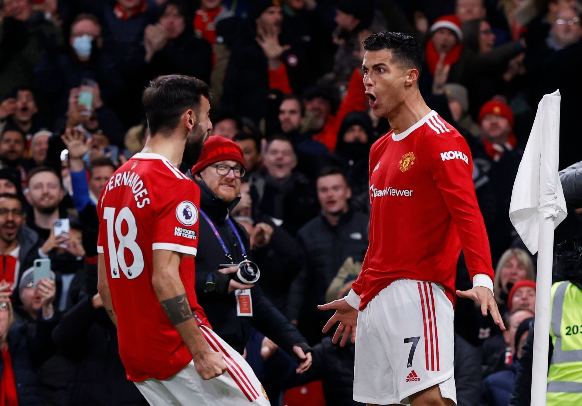 Fotbal, Anglická Liga 2021/2022, Premier League - Manchester United V ...