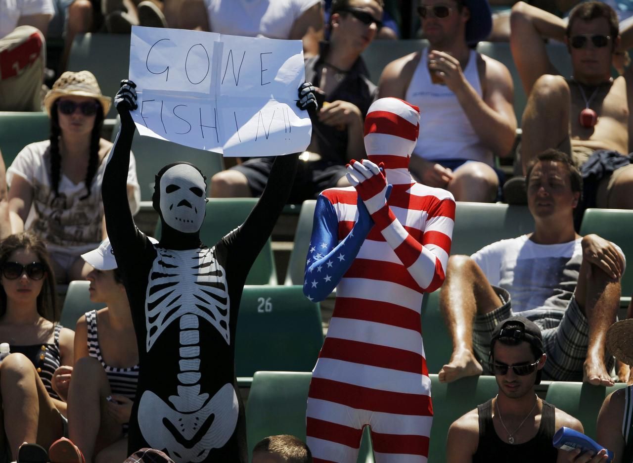 Australian Open 2012: fanoušci Mardy Fishe