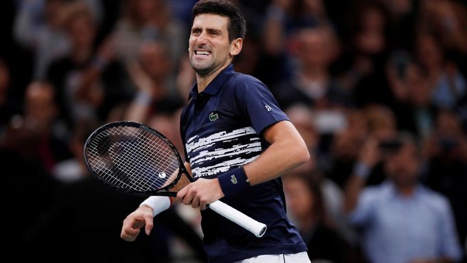 Novak Djokovič, vítěz masters v Paříži 2019