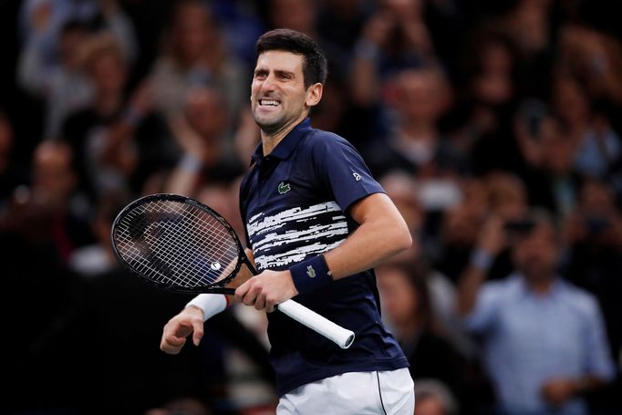 Novak Djokovič, vítěz masters v Paříži 2019