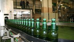 Linka na stáčení piva do PET lahví