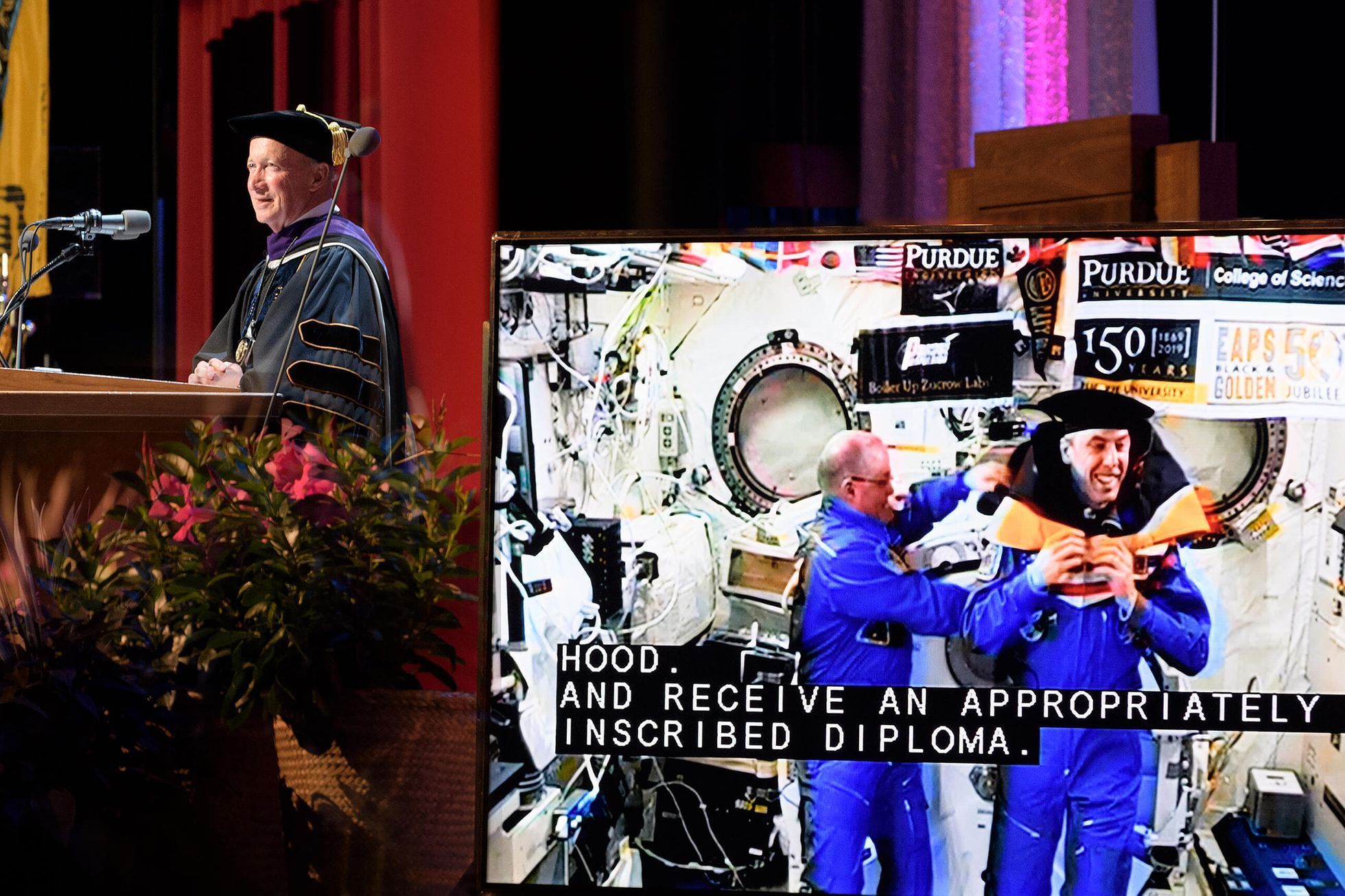 Andrew Feustel - doktorát na ISS