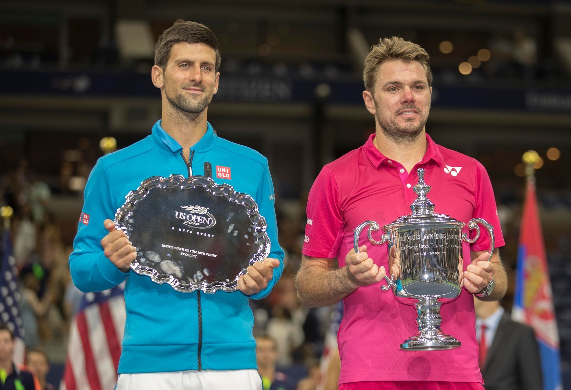 Finále US Open: Stan Wawrinka a Novak Djokovič