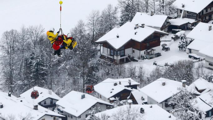 SP ve sjezdu, Kitzbühel 2016: Georg Streitberger - pád