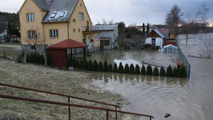 Povodeň na Lužnici v roce 2006.