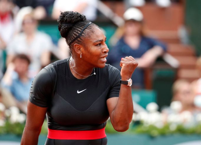 Serena Williamsová v prvním kole French Open 2018