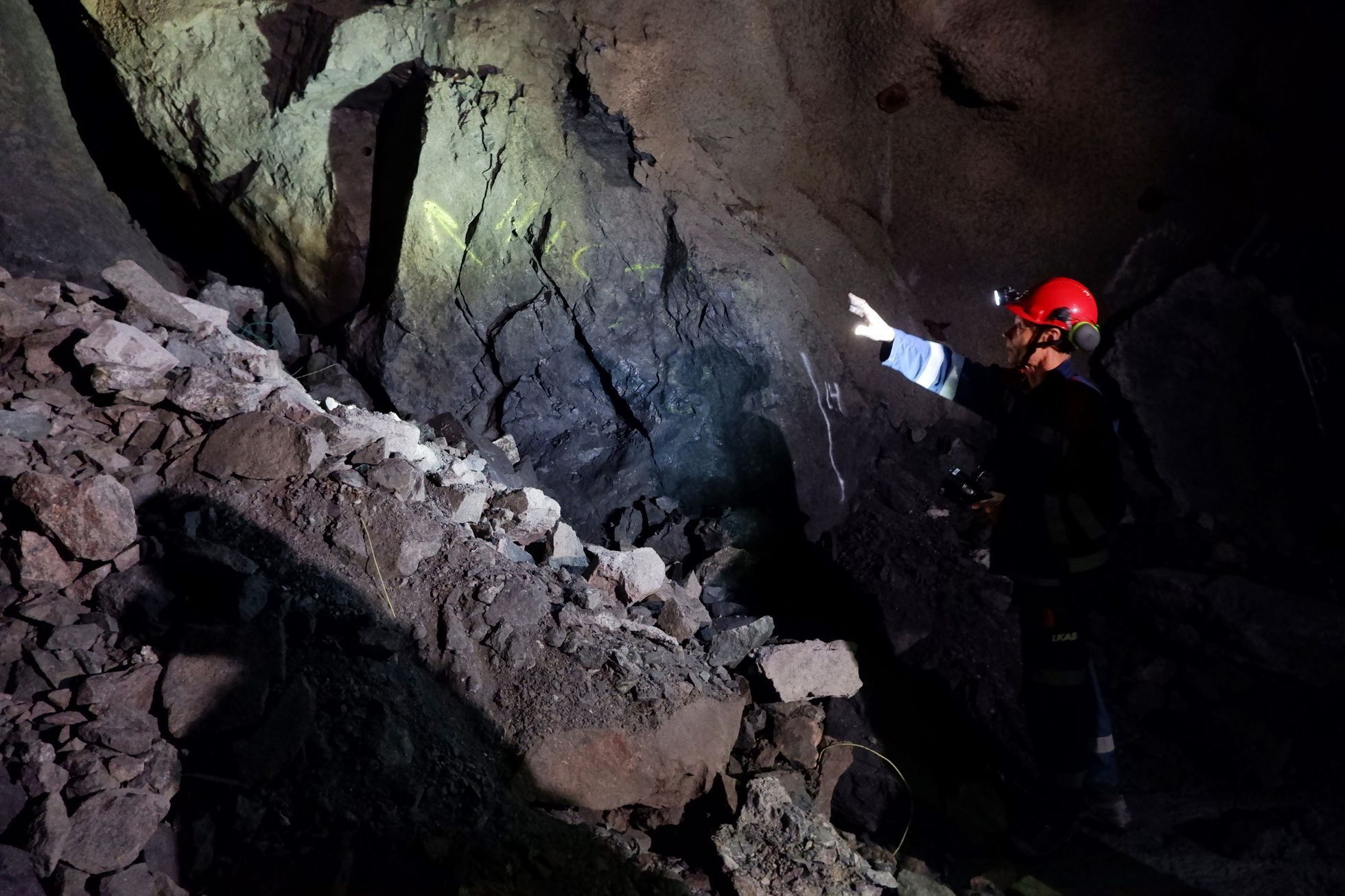 Kiruna důl železo SÚRAO Švédsko