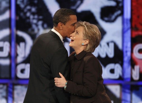 Obama a Clintonová