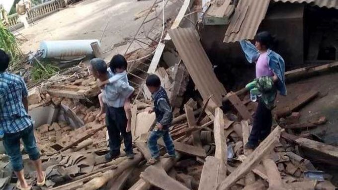 Zemětřesení v Číně. Ilustrační foto.