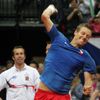 Davis Cup: Česko - Srbsko (Berdych, radost)