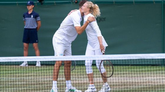 Kateřina Siniaková a Sem Verbeek, Wimbledon 2025