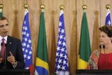 Do Brazílie přijel Obama hájit obchodní a ekonomické zájmy v Latinské Americe.