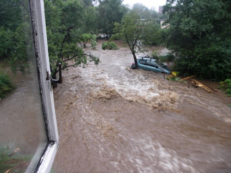 Povodně srpen 2010 - Hejnice