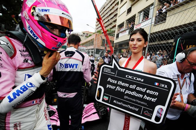 F1, VC Monaka 2018: Esteban Ocon, Force India