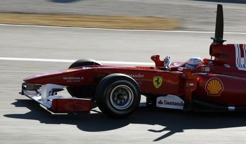 Alonso testuje Ferrari
