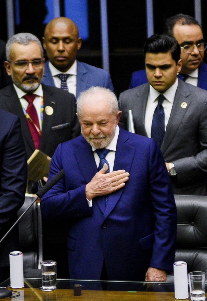 Brazilský prezident Luiz Inácio Lula da Silva složil přísahu