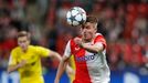 Michal Sadílek v zápase Slavia - Bodö/Glimt v Lize mistrů