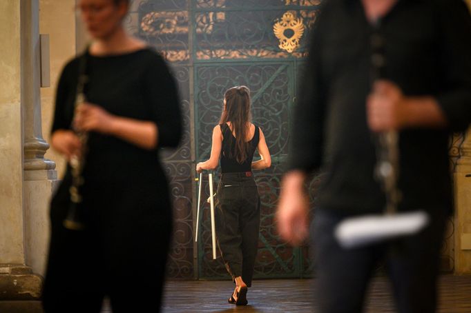 Prostorová imerzivní kompozice Matouše Hejla v červenci zazněla v kostele Nejsvětějšího Salvátora.