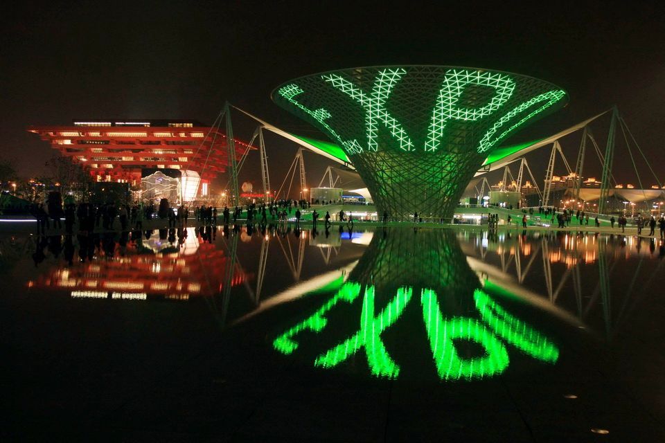 Expo 2010 v Šanghaji těsně před startem