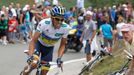 Španělský cyklista Alberto Contador během 17. etapy španělské Vuelty 2012.