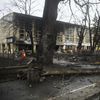 Foto / Kyjev / Areál televizního vysílače / 3. 3. 2022 / Martin Kuba / HN / Ukrajina / Bombardování