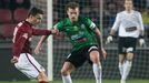 Fotbal, Gambrinus liga, Sparta - Jablonec: David Lafata - Vít Beneš