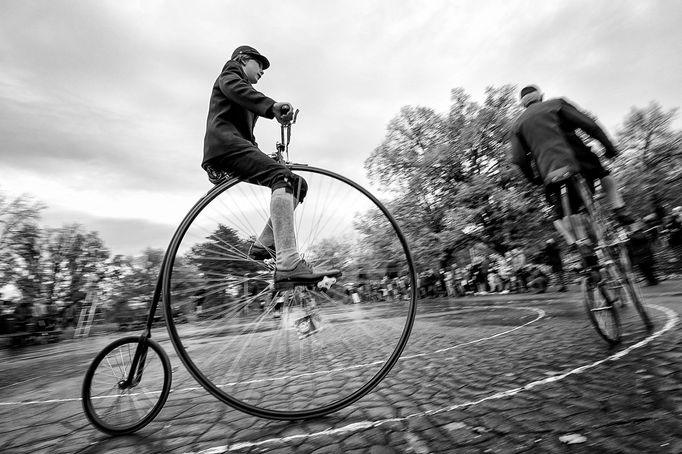 Pražská míle - setkání velocipedistů na Letenské pláni