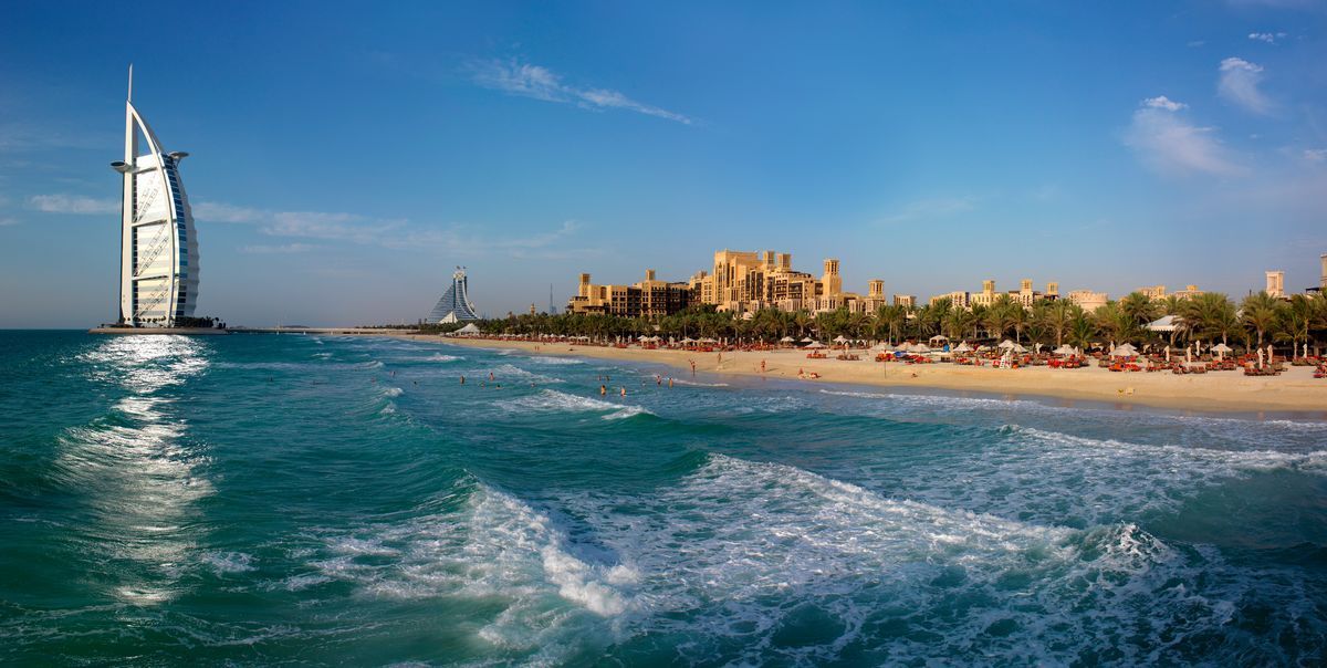Dubaj, pláž, Dubai Tourism