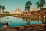 Egyptské pyramidy.