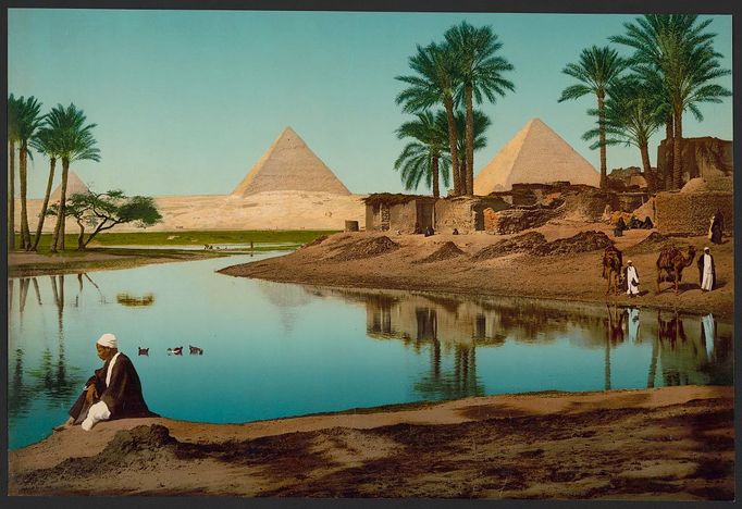 Egypt 1898 - 1905 na fotkách. Z kolekce fotochromových tisků Library of Congress