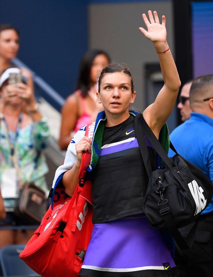 Simona Halepová se loučí s US Open už po zápase druhého kola