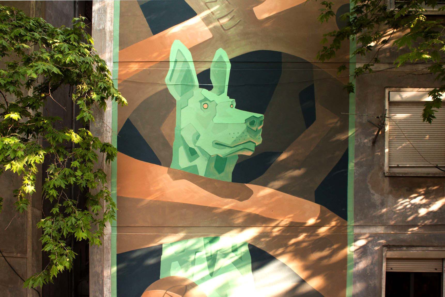 Albánie, Tirana, cestování, kultura, murál