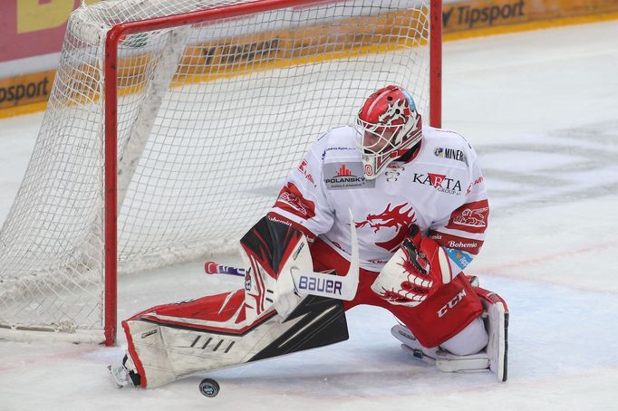 10. kolo hokejové extraligy 2020/21, Sparta - Třinec: Ondřej Kacetl.