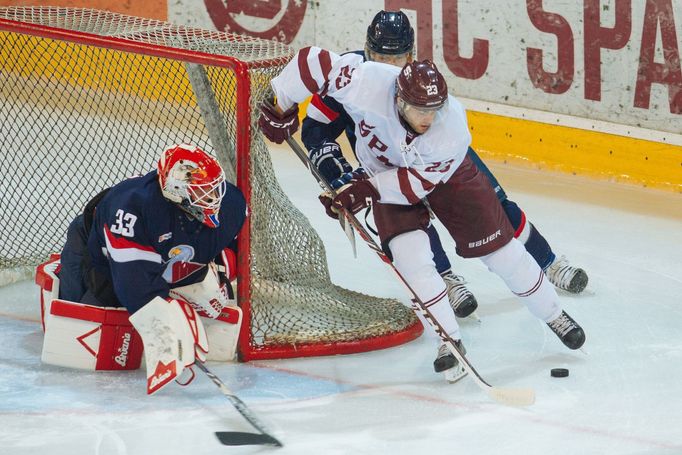 Sparta-Slovan Bratislava: Lukáš Pech - Barry Brust