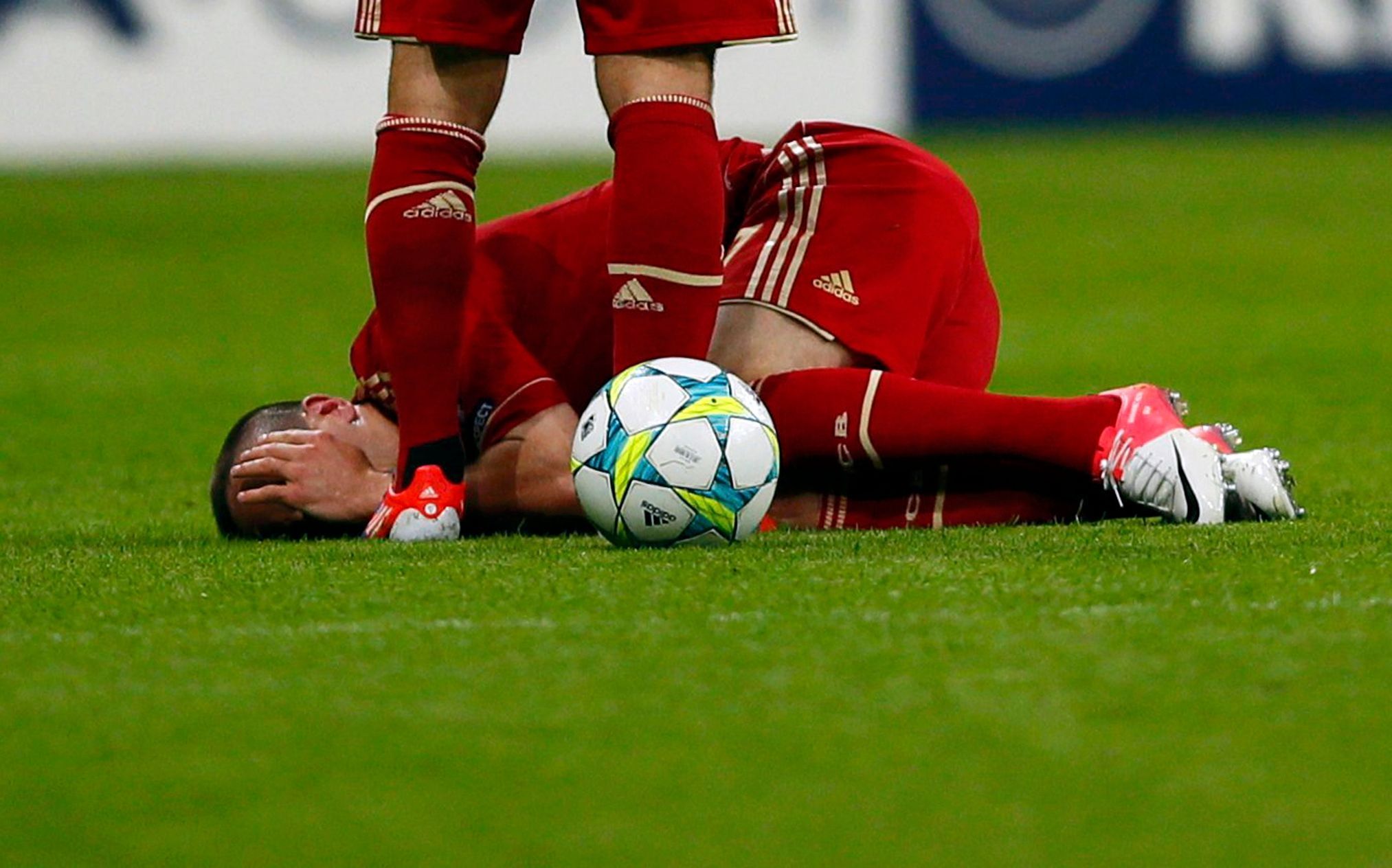 Zraněný Ribéry ve finále Ligy mistrů Bayern - Chelsea