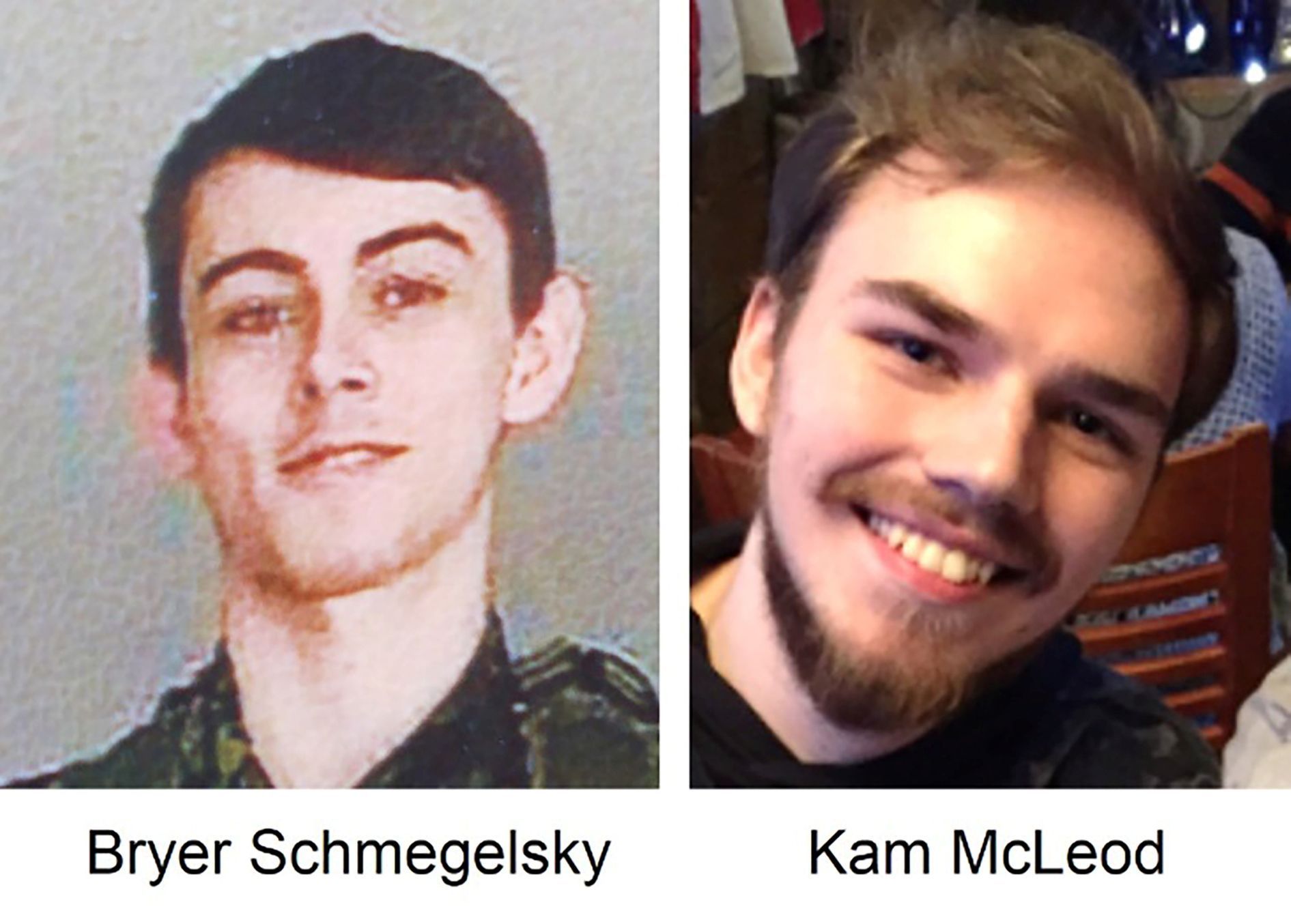 Dva kanadští mladíci podezřelí z trojnásobné vraždy.