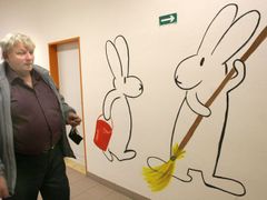 Budovatelské nadšení se starosta snaží vštípit i nejmenším Drásovákům v mateřské školce