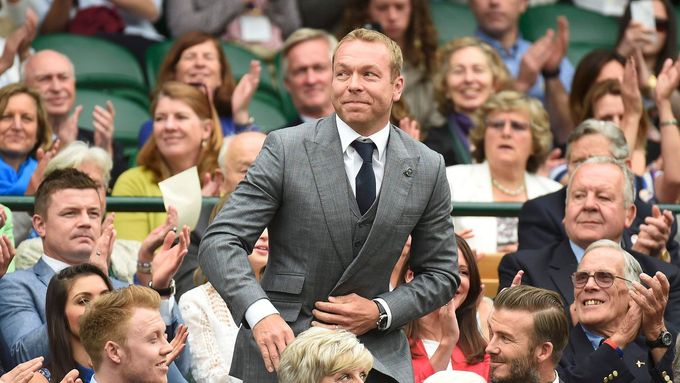 Sir Chris Hoy na Wimbledonu 2016