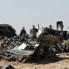 Egypt - Sinaj - trosky ruského letounu