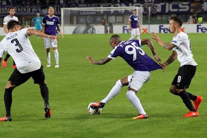 EL, Austria Vídeň-Plzeň: Felipe Pires (95) - Aleš Matějů (3) a Ergys Kace (20)