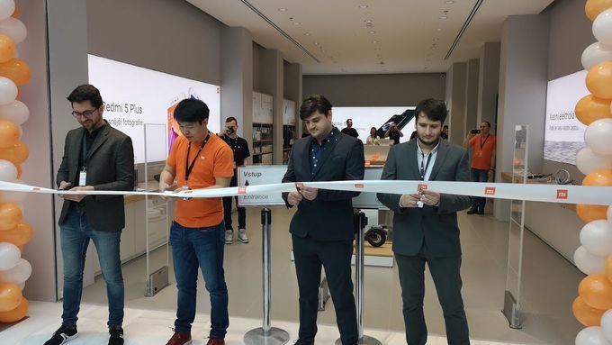 Nově otevřený obchod Xiaomi v OC Černý most.