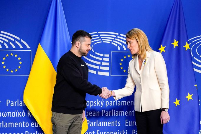 Volodymyr Zelenskyj na summitu EU