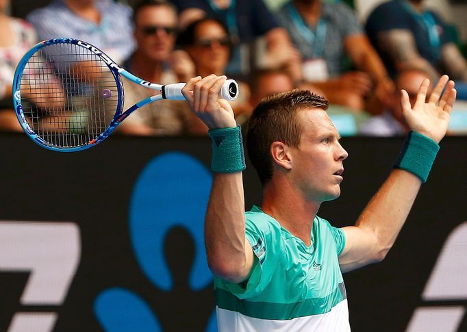 Tomáš Berdych ve čtvrtfinále Australian Open 2016