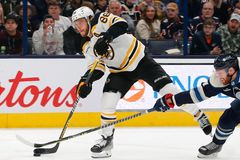 Nezastavitelný Pastrňák vládne produktivitě NHL, Vaněček vychytal letošní první nulu