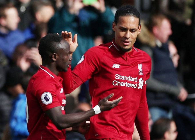 Sadio Mané a Virgil van Dijk